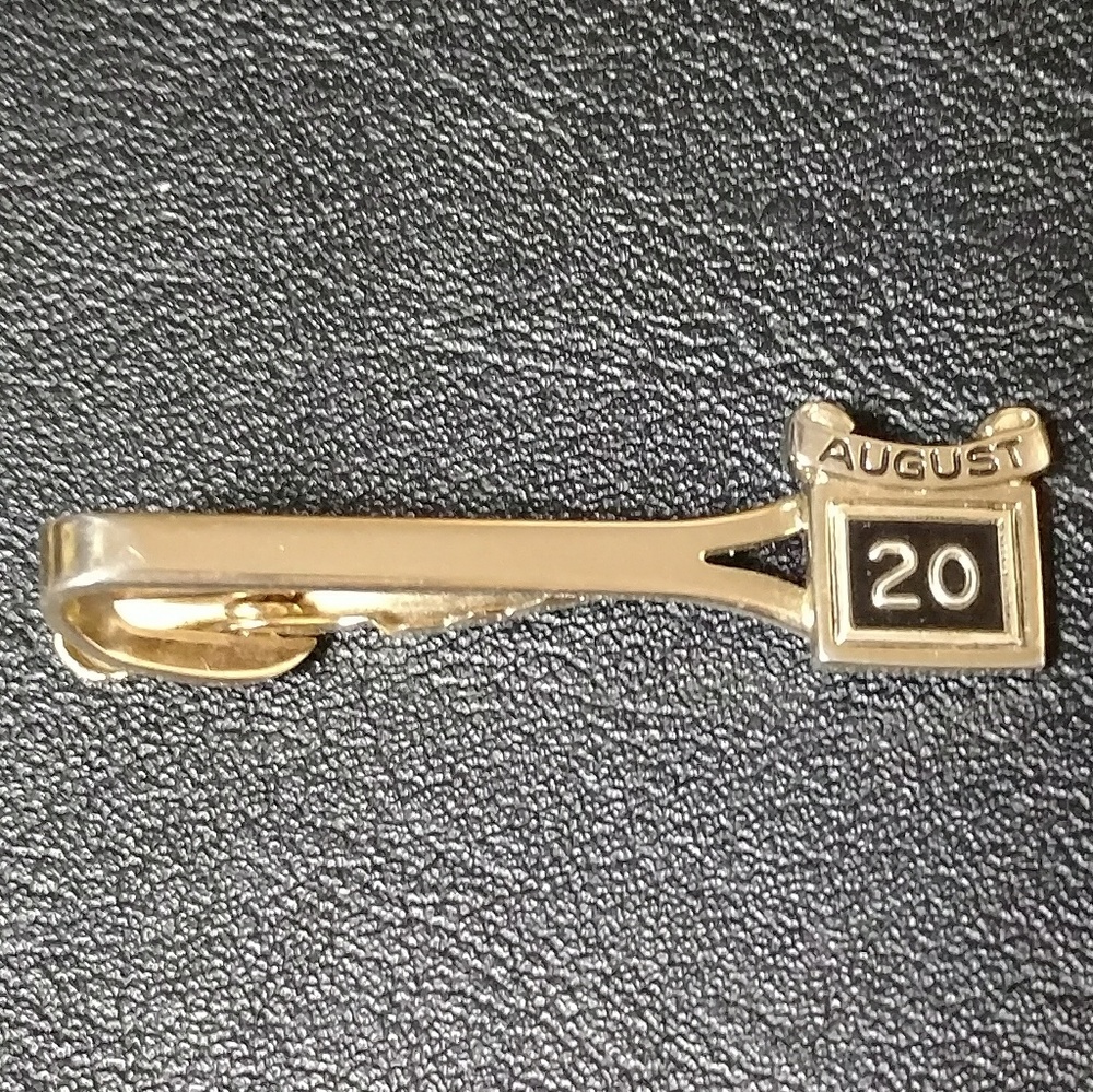 Vintage tie clip August 20 special day